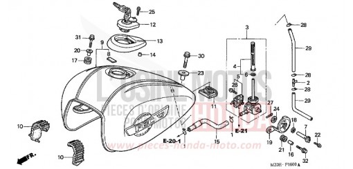 FUEL TANK GL1500C2 de 2002